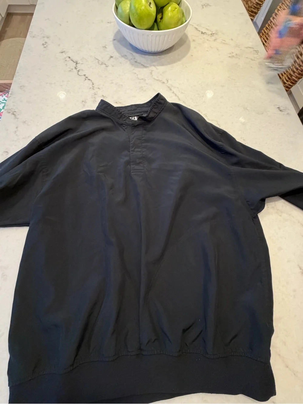 ZERO RESTRICTION golf Men's Black V-Neck all weather  Jacket! L